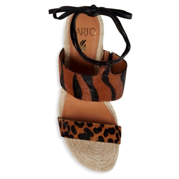 Obi Calf Hair Heeled Sandals, SARTO by Franco Sarto - Picture 9 of 16